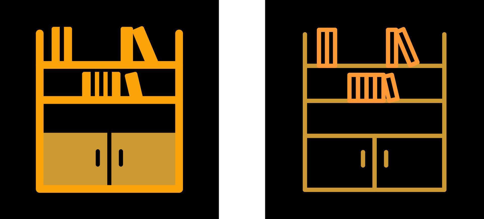 Book Shelf Vector Icon