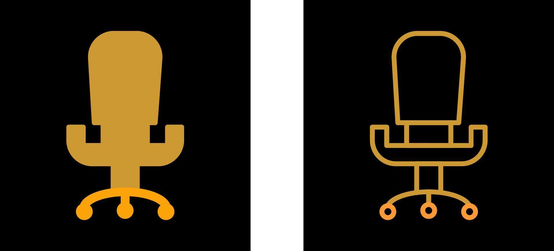 Office Chair III Vector Icon