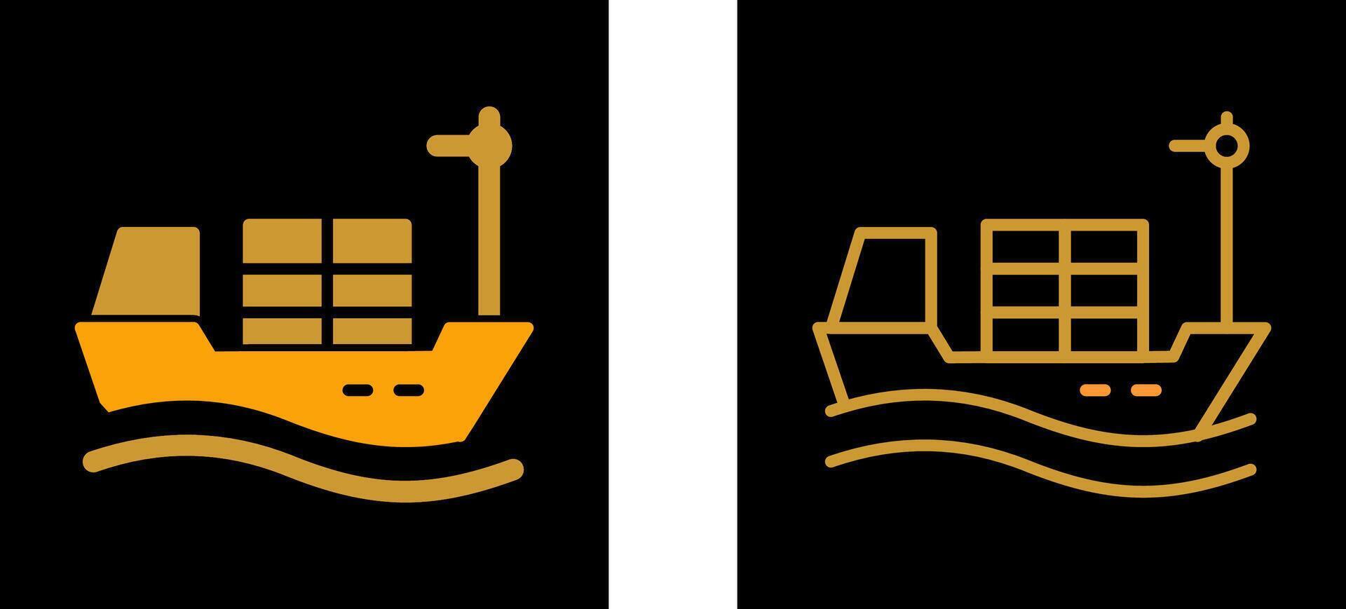 Cargo Ship I Vector Icon