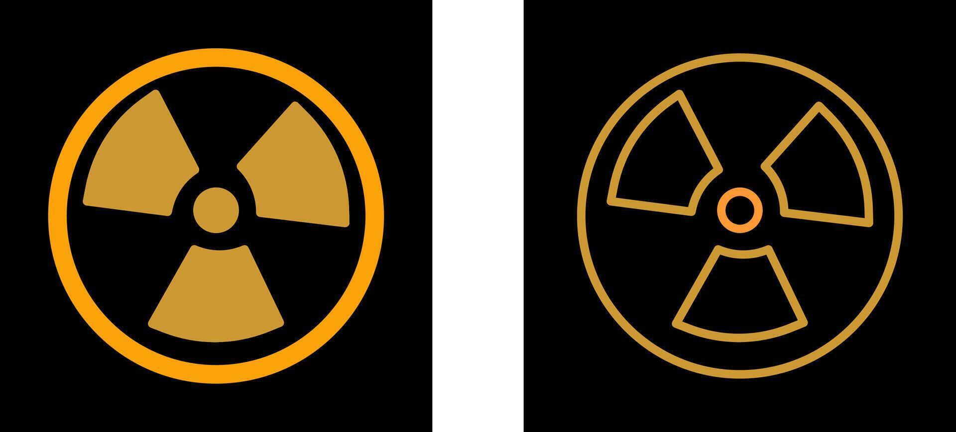 Nuclear Vector Icon