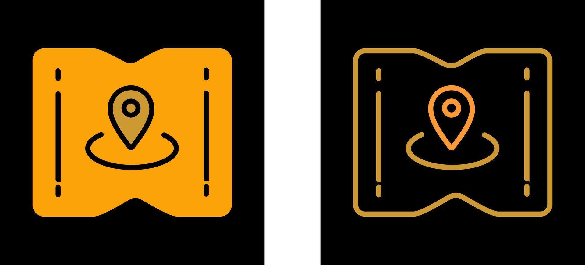 Map and Location Vector Icon