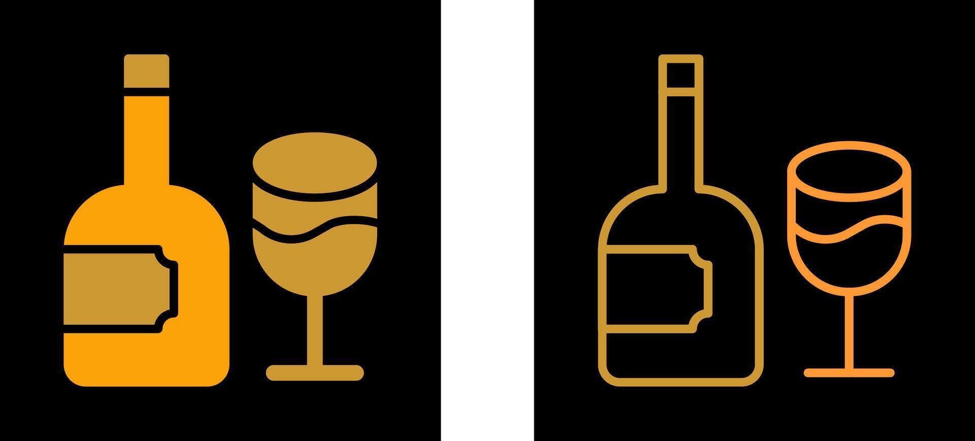 icono de vector de vino