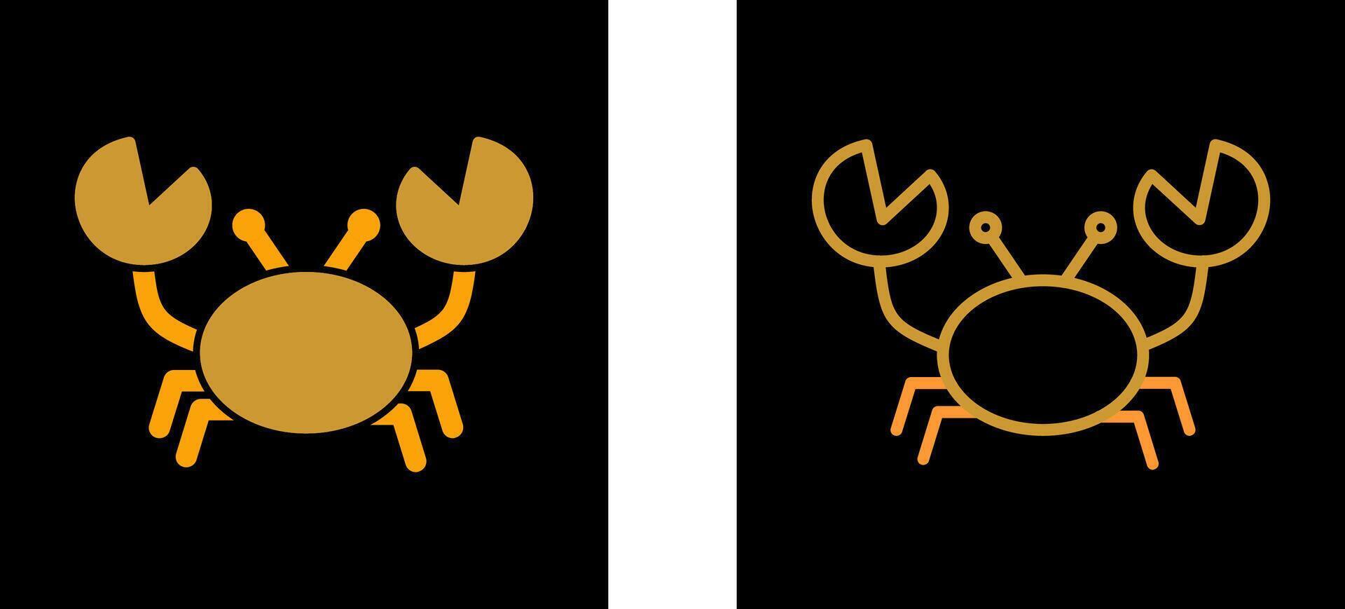 Crab Vector Icon