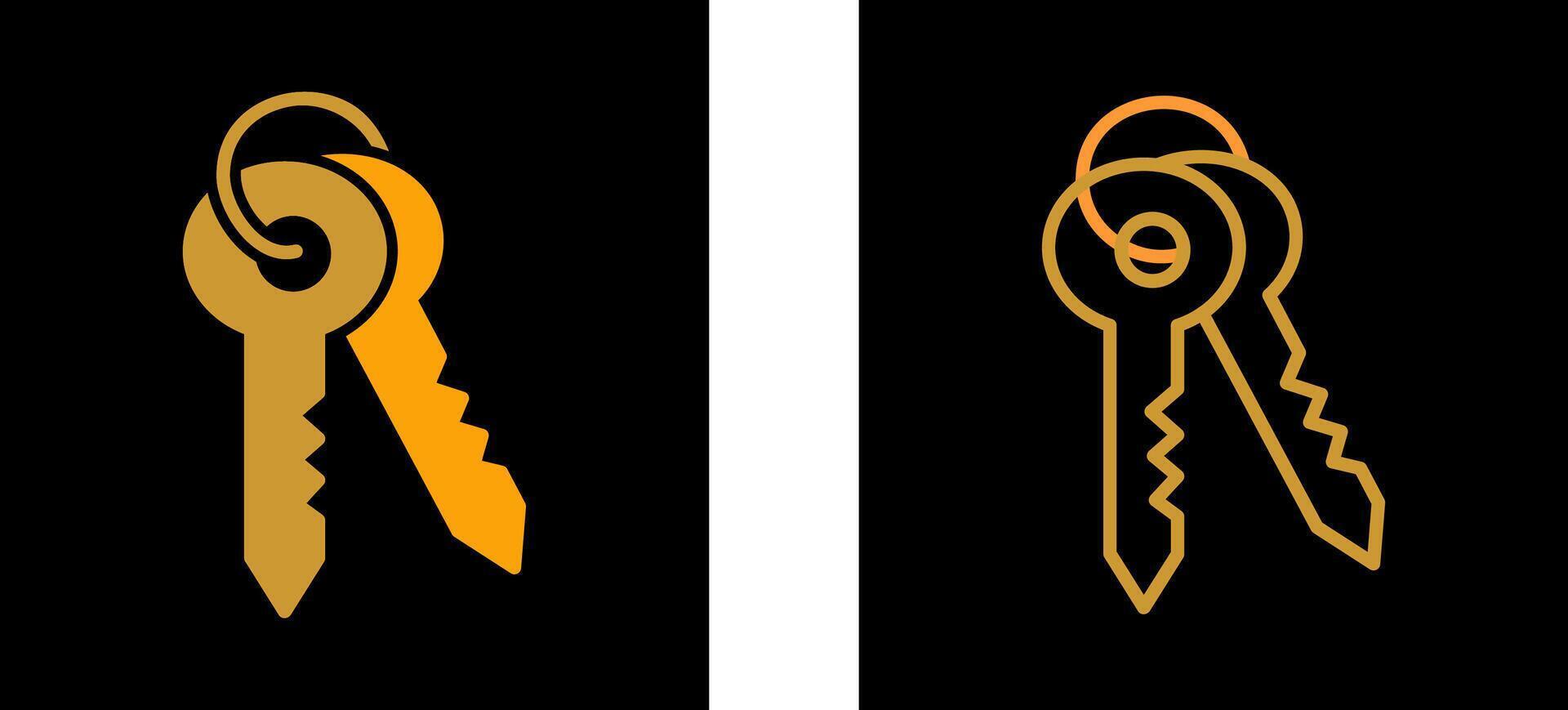 House Key Vector Icon