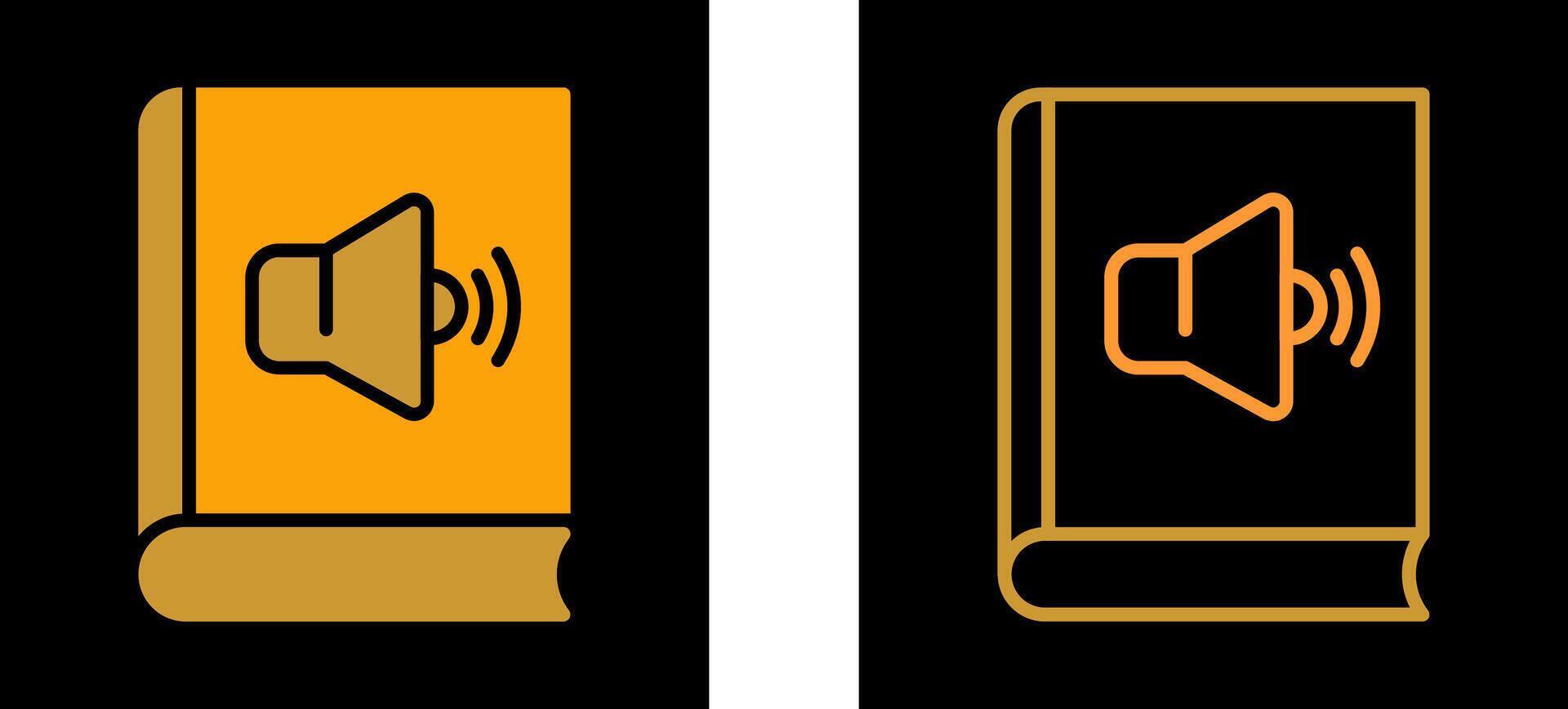 Audio Book Vector Icon