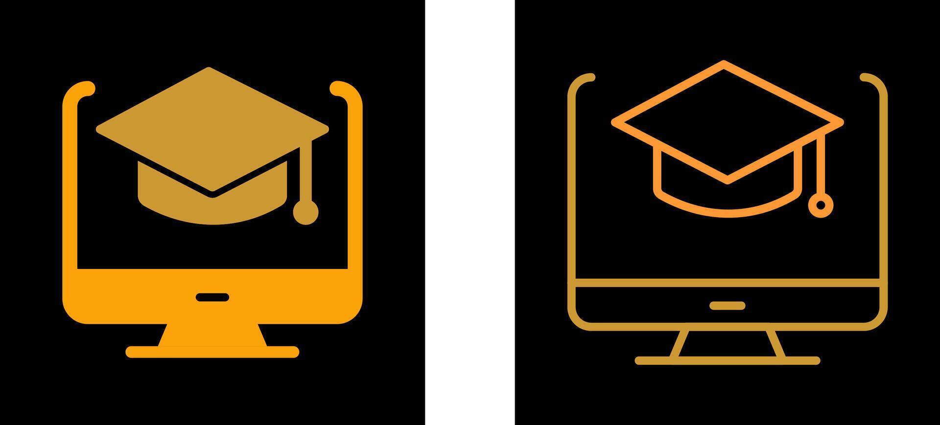 Online Learning Vector Icon