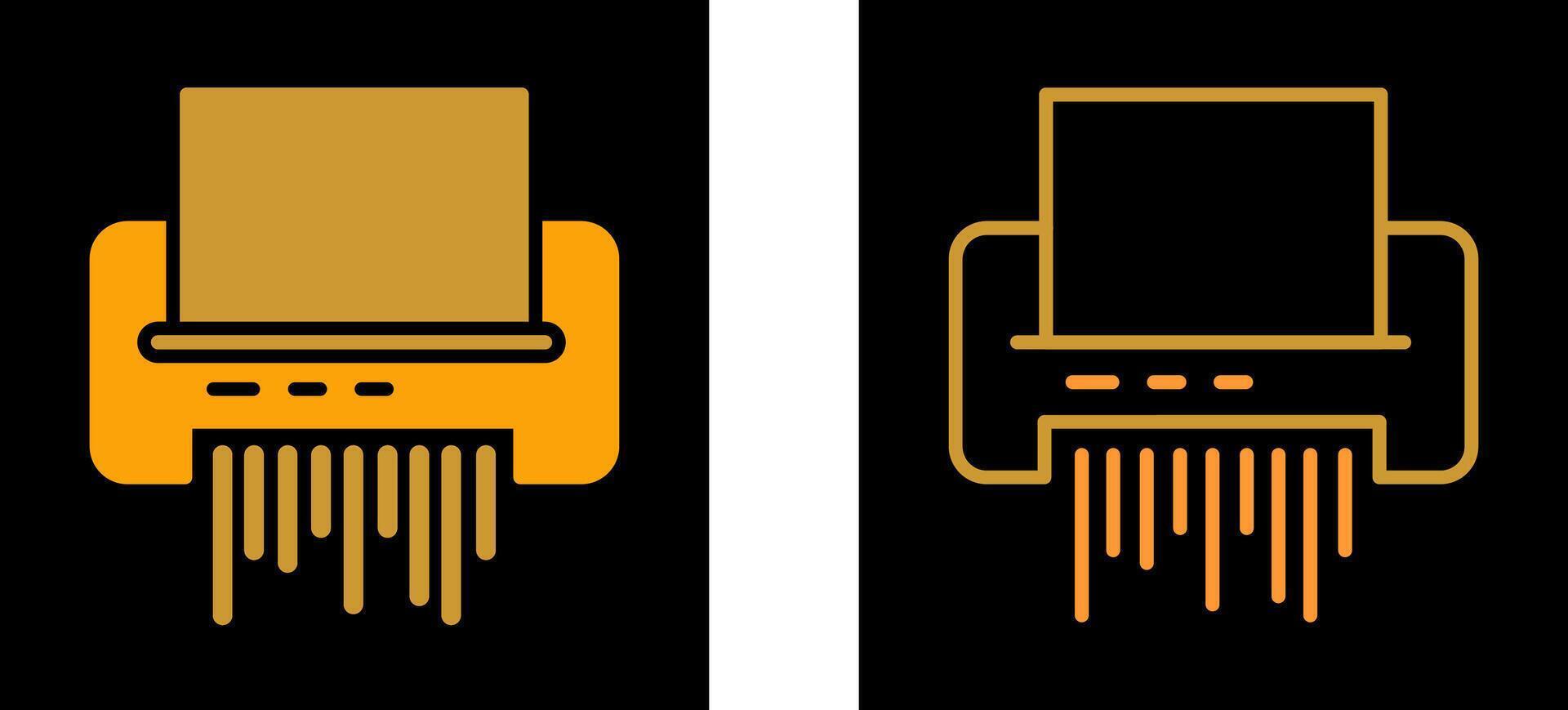 Paper Shredder Vector Icon