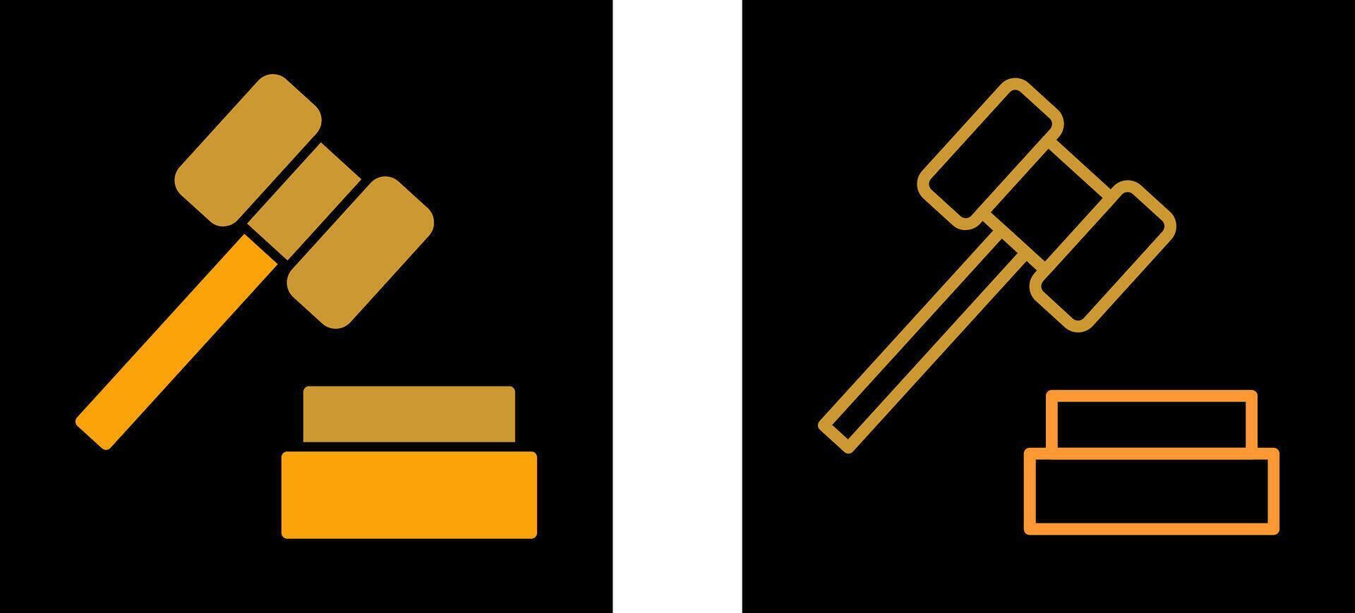 Gavel Vector Icon