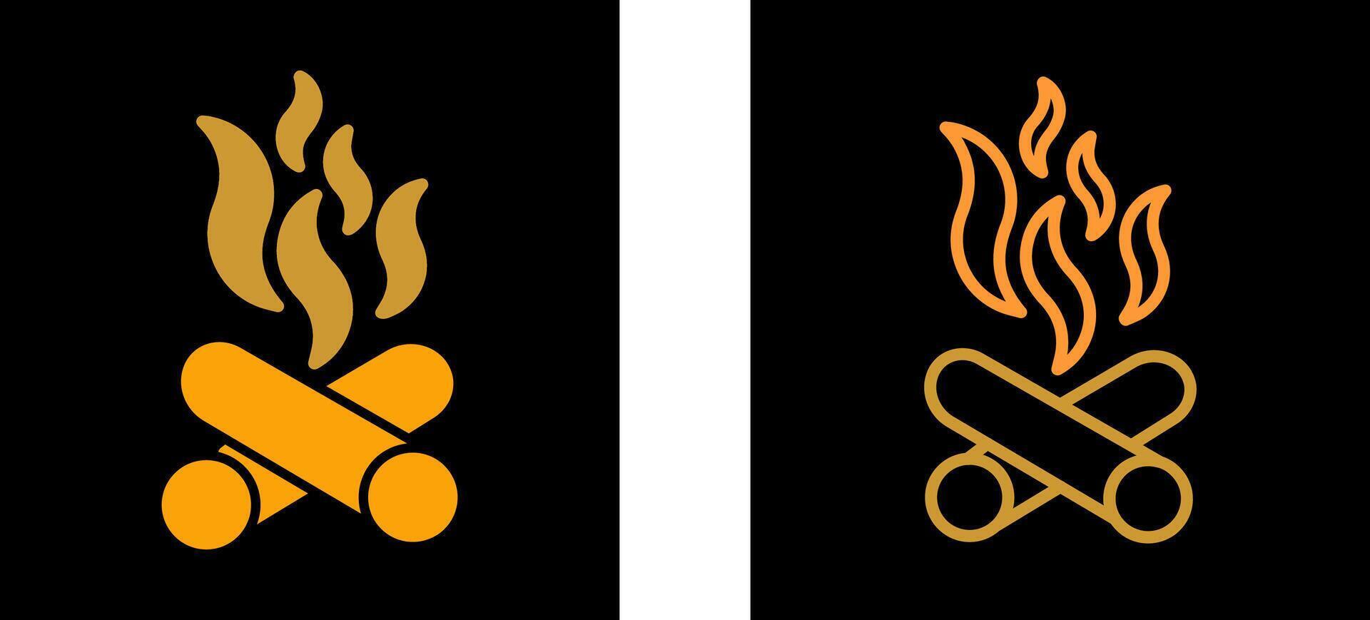 Bonfire Vector Icon