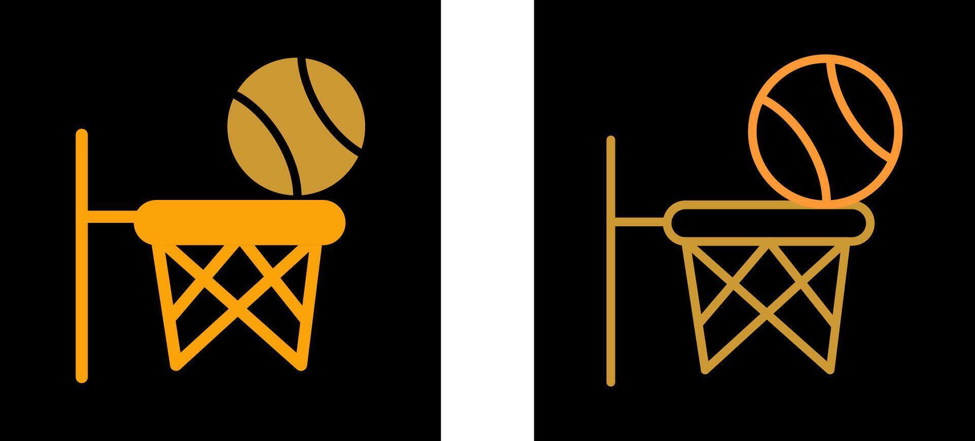 icono de vector de baloncesto