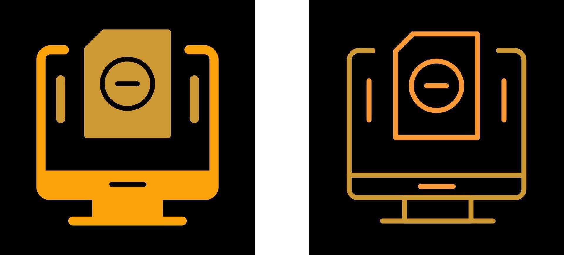 Minus Vector Icon