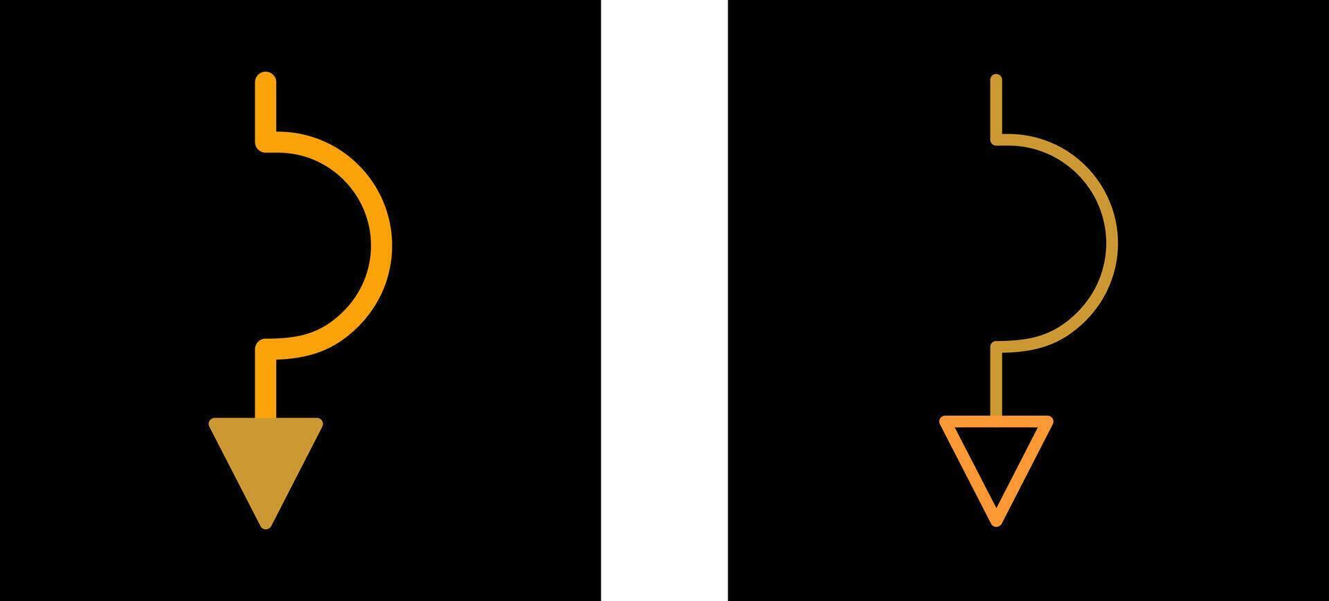 Arrow down Vector Icon