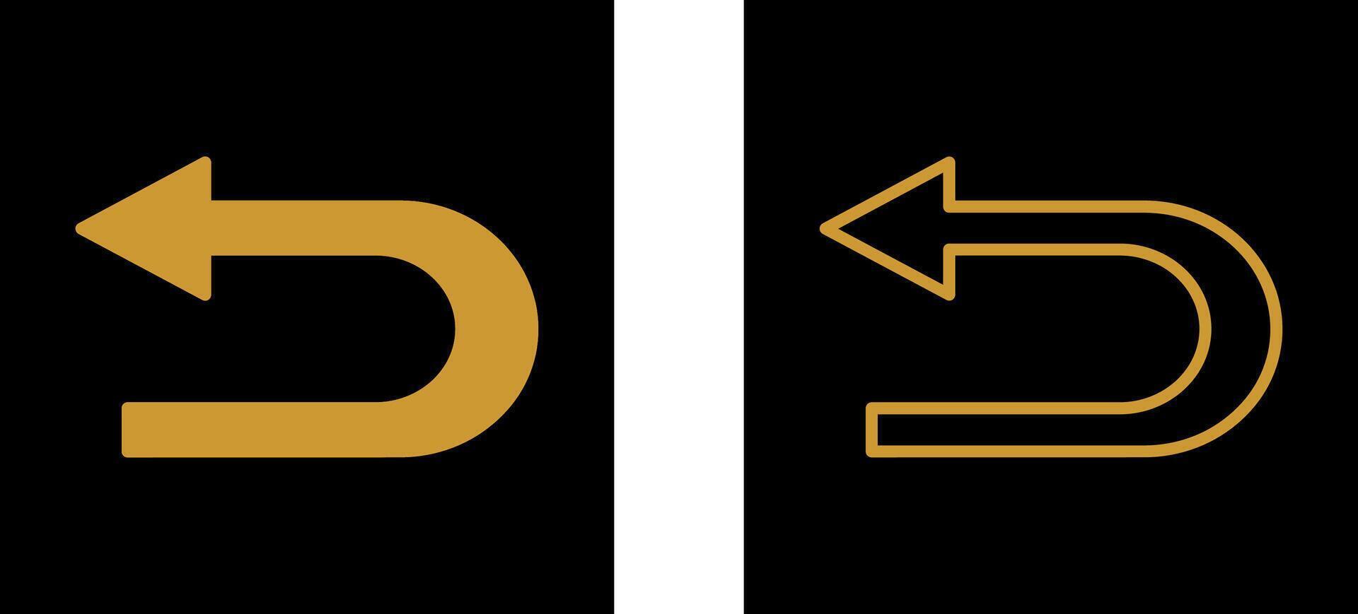 Arrow Back Vector Icon