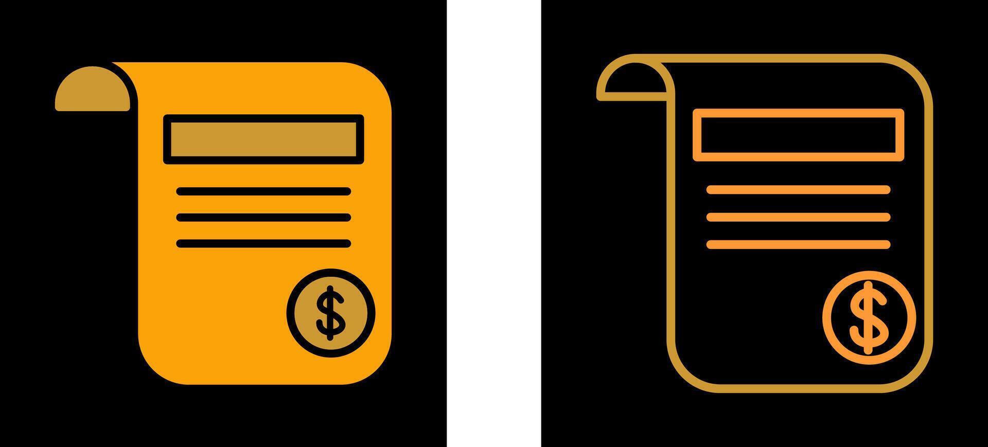 Business Document Vector Icon