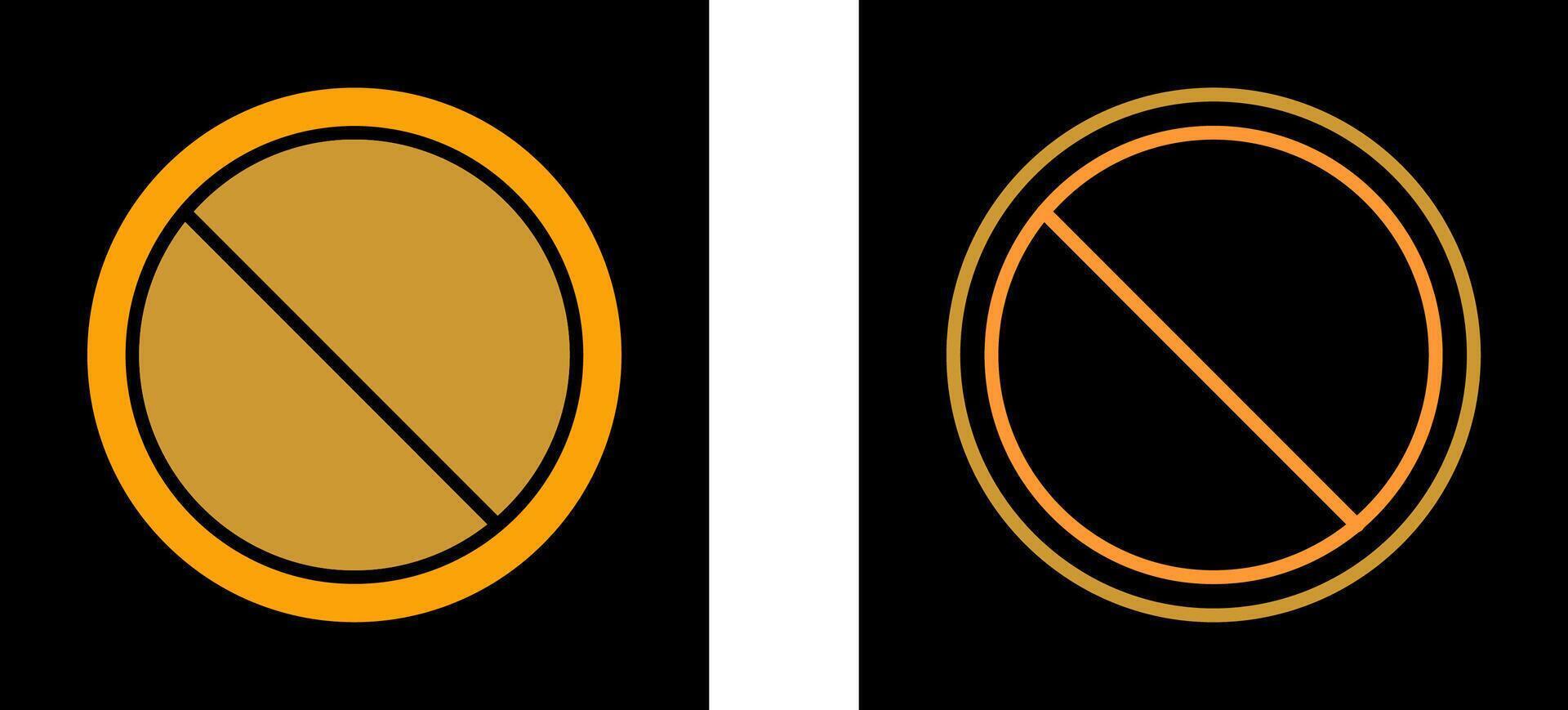 Prohibited Vector Icon