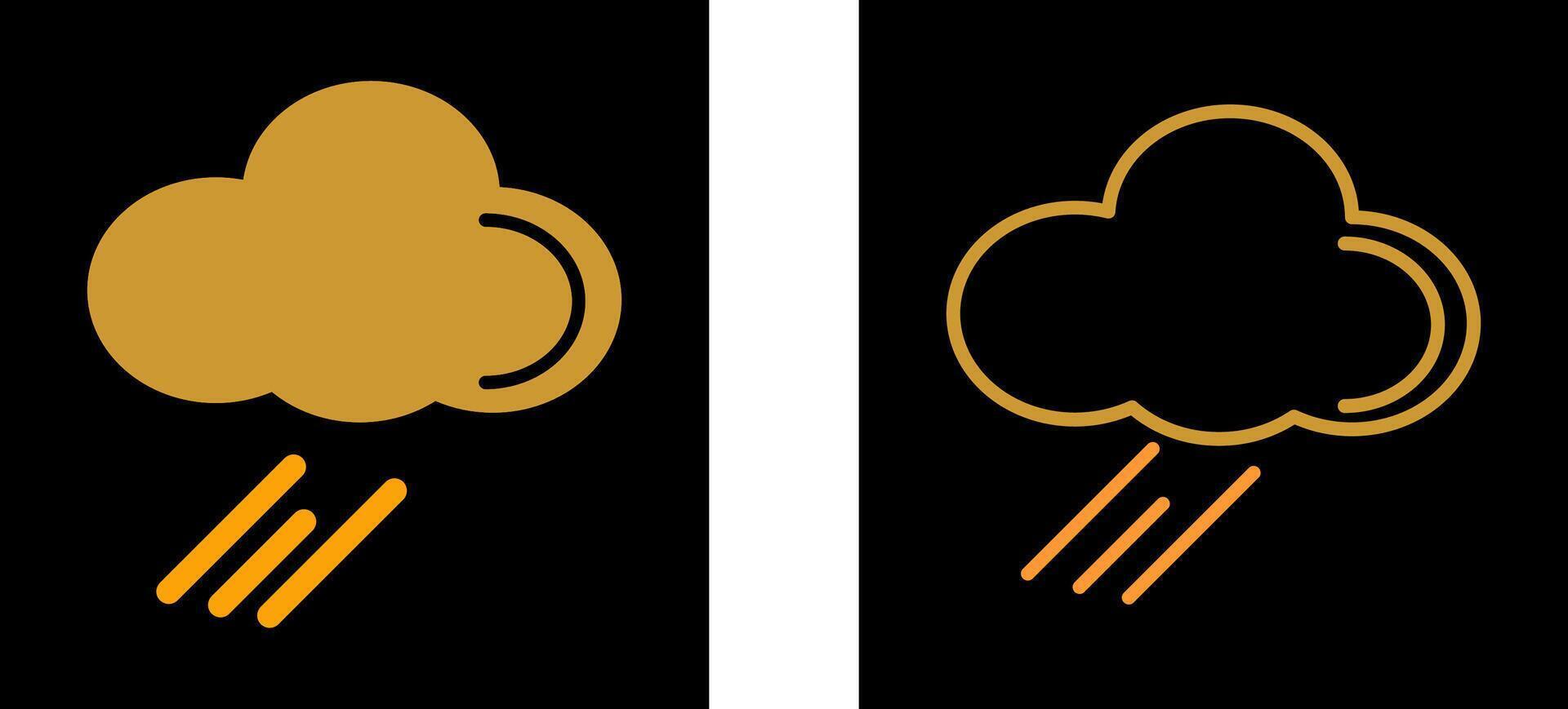 Rain Vector Icon