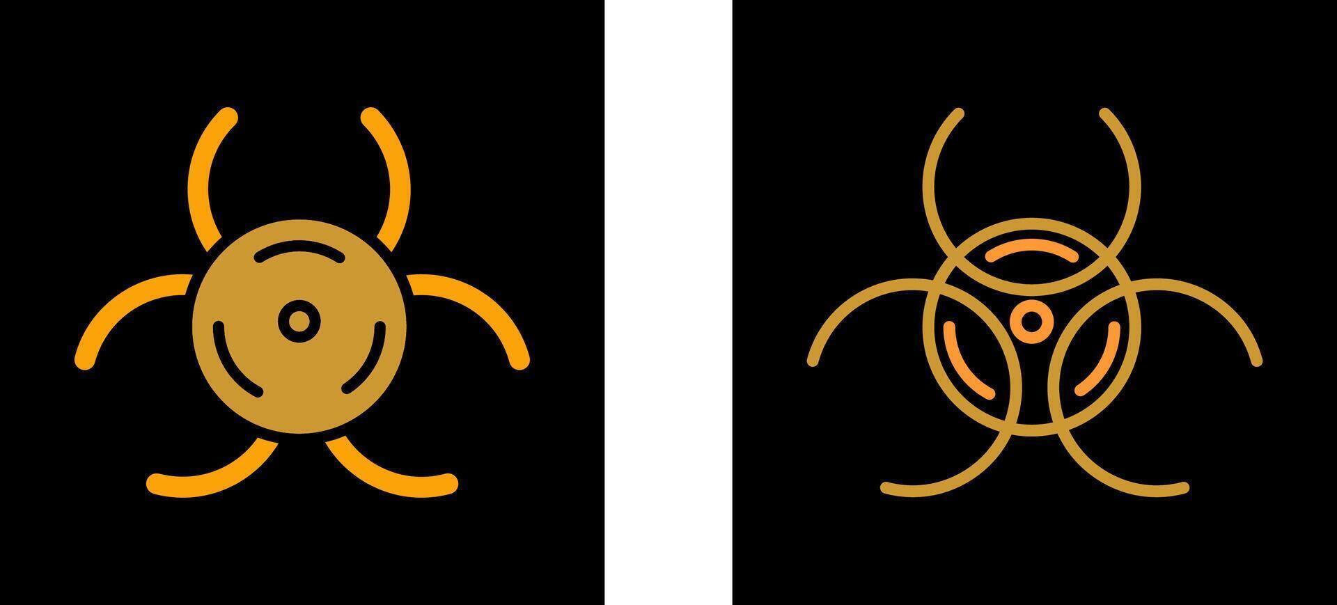 Biological Hazard Vector Icon