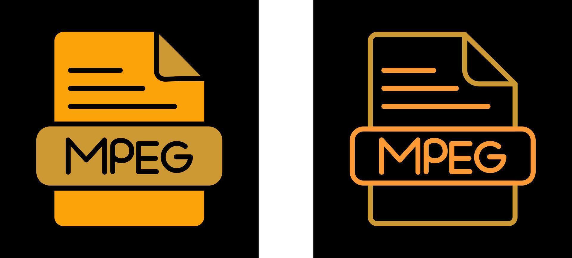 MPEG Vector Icon