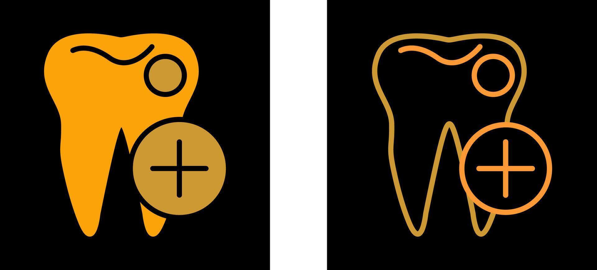 icono de vector de dentista