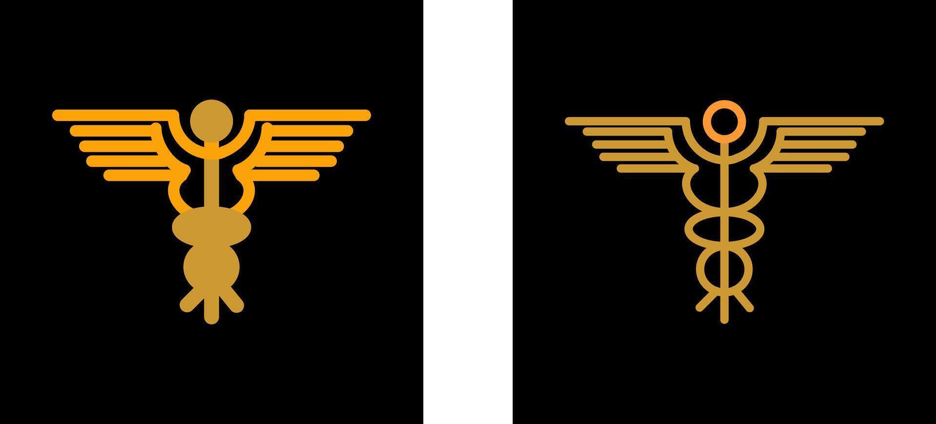Caduceus Vector Icon