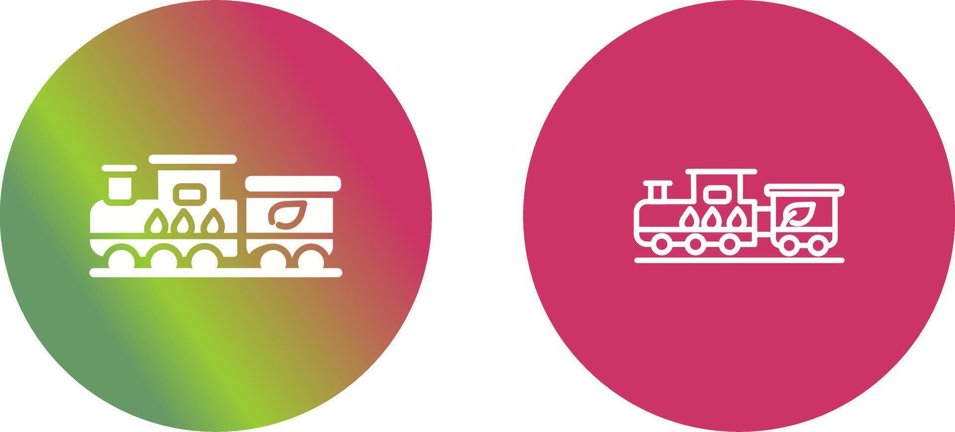 Ecology Train Vector Icon