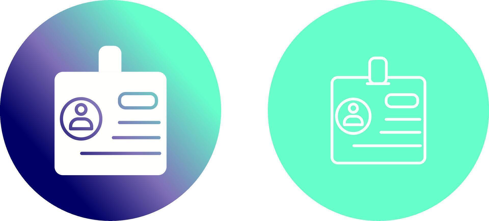 Identification Vector Icon
