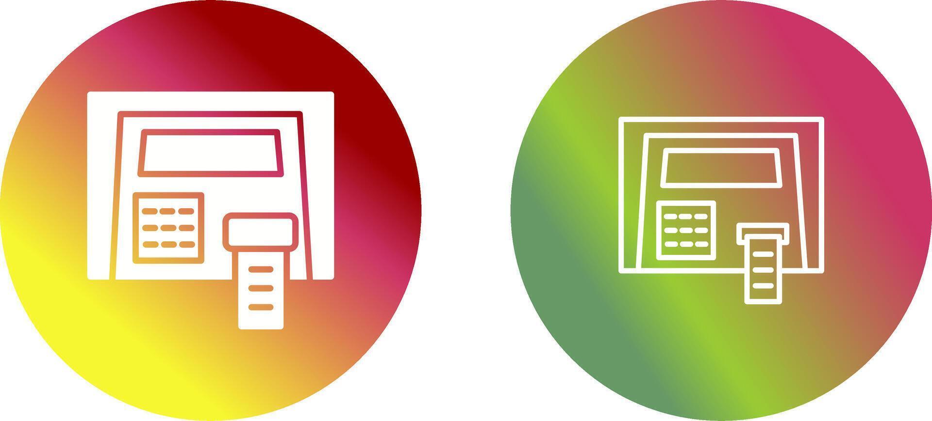 ATM Machine Vector Icon