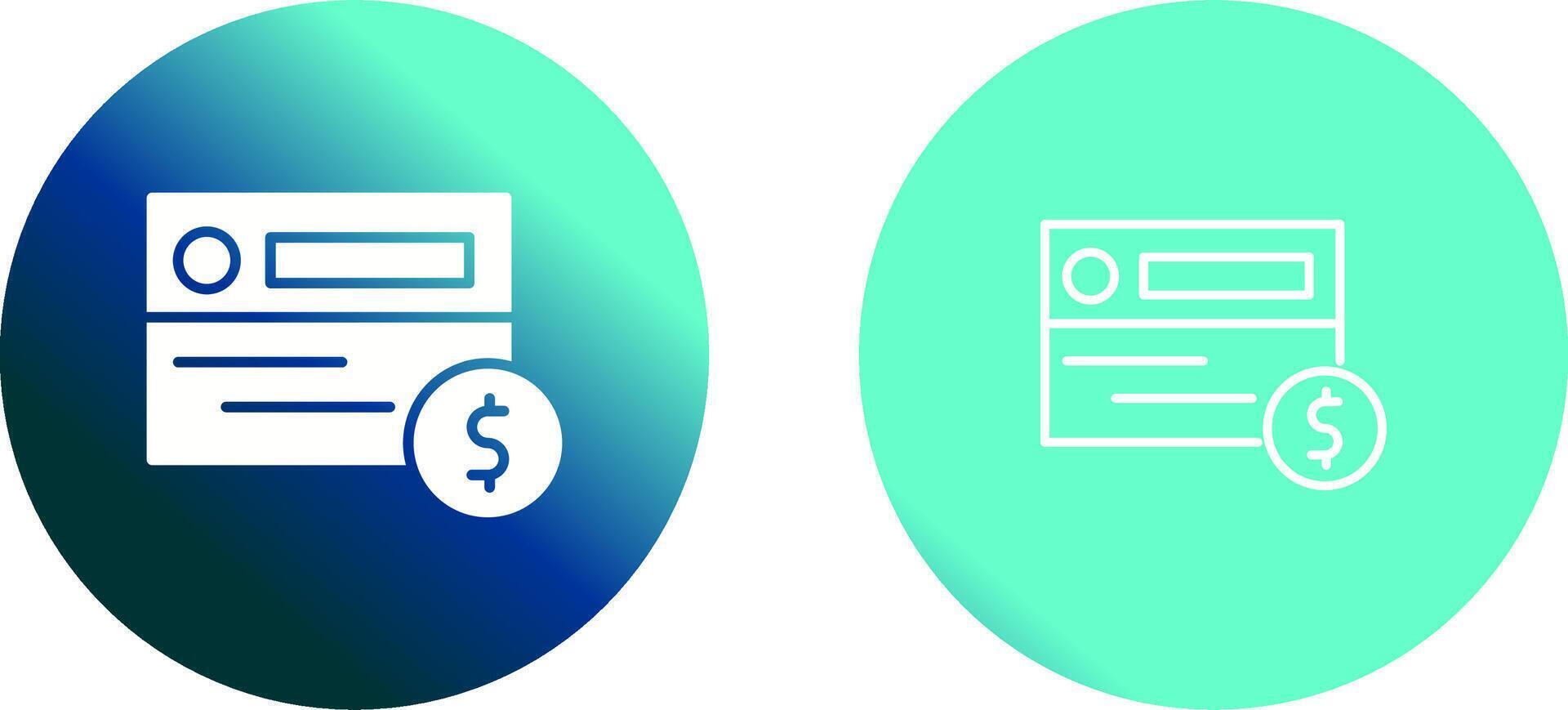 Card Payment Vector Icon