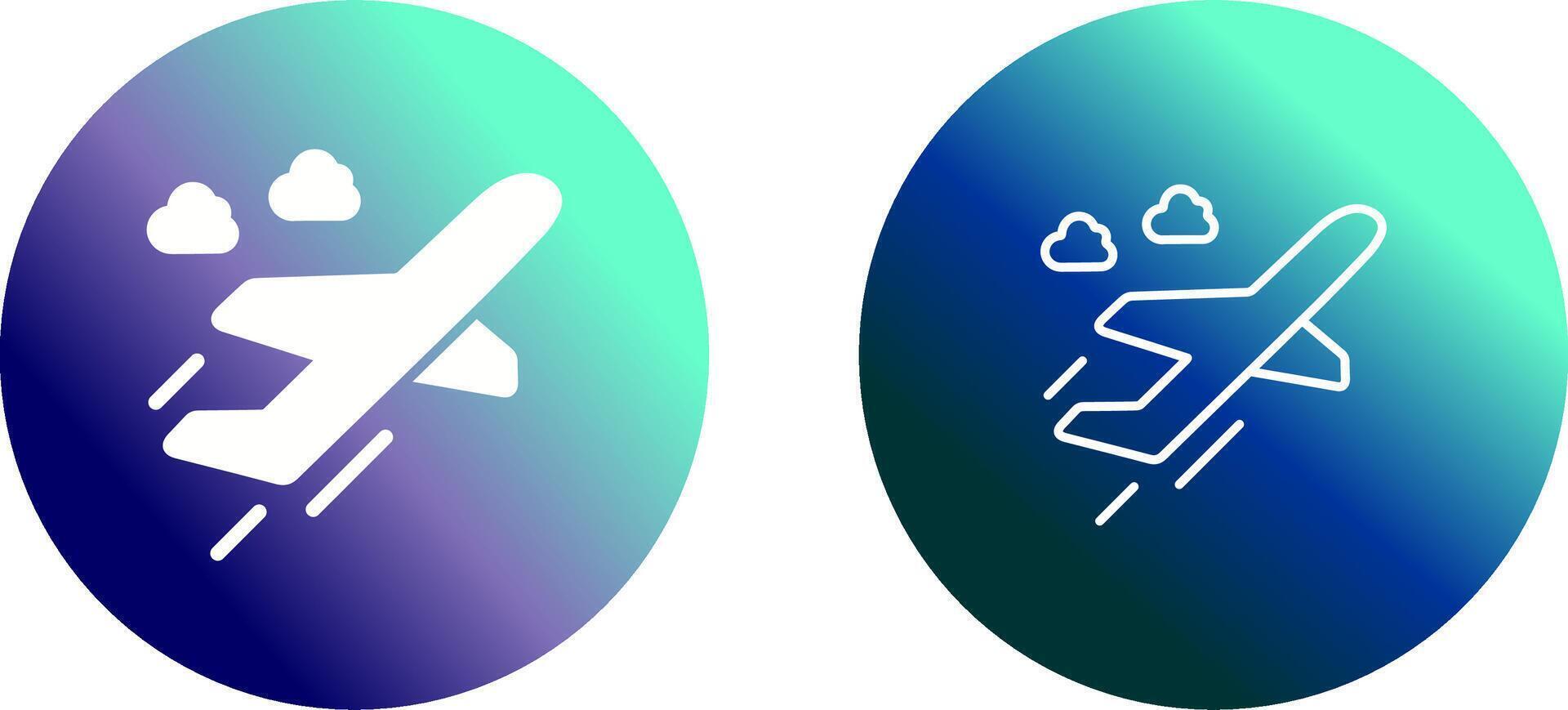 Flight Takeoff Vector Icon