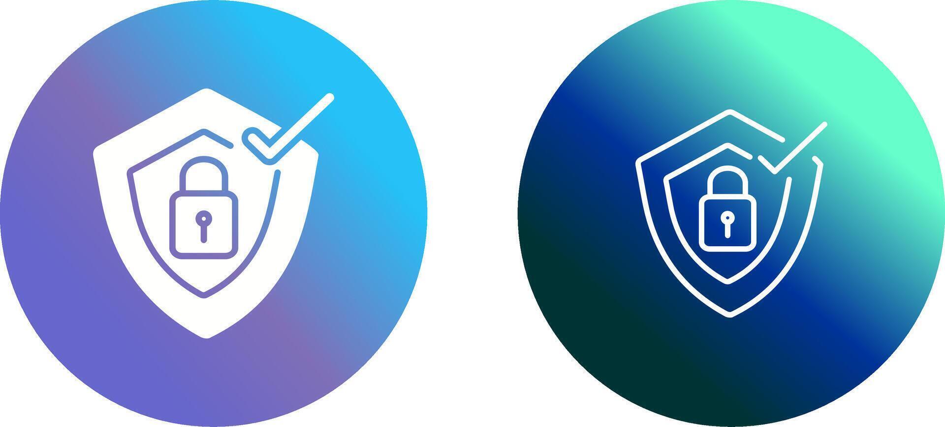Verified Protection Vector Icon