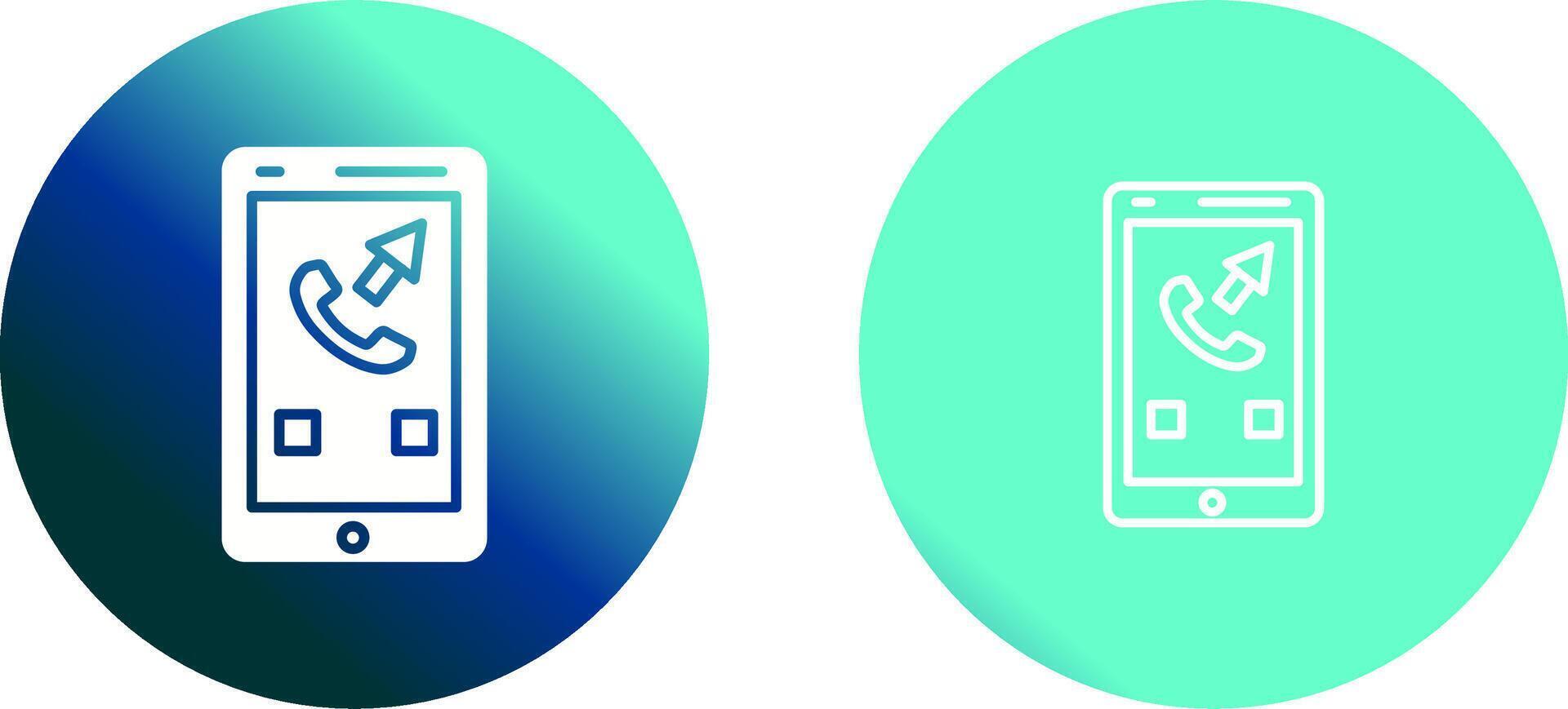 Outgoing Call Vector Icon
