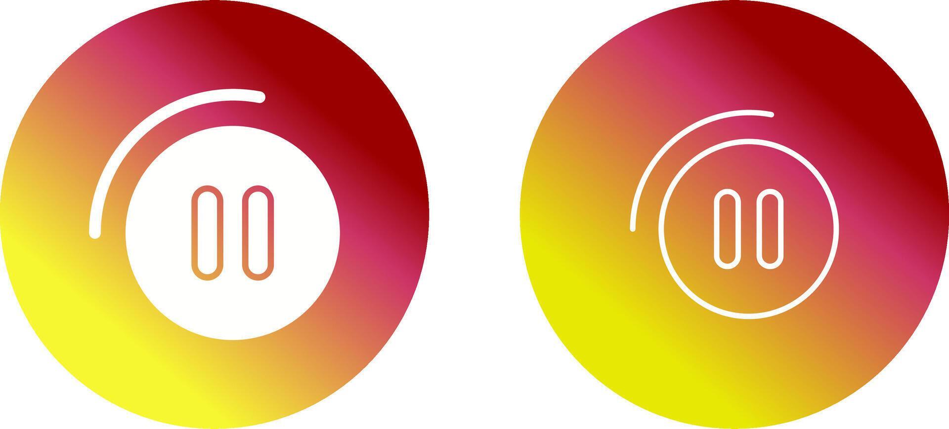 Pause Button Vector Icon 42614498 Vector Art at Vecteezy