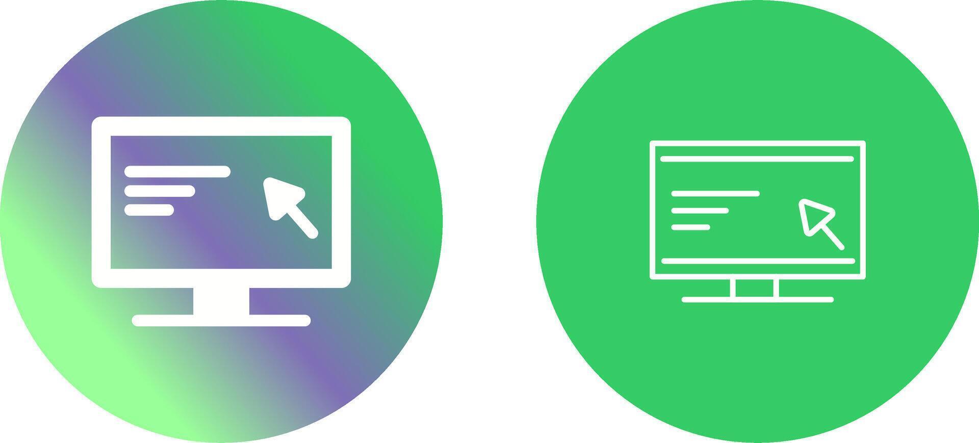 Screen Vector Icon