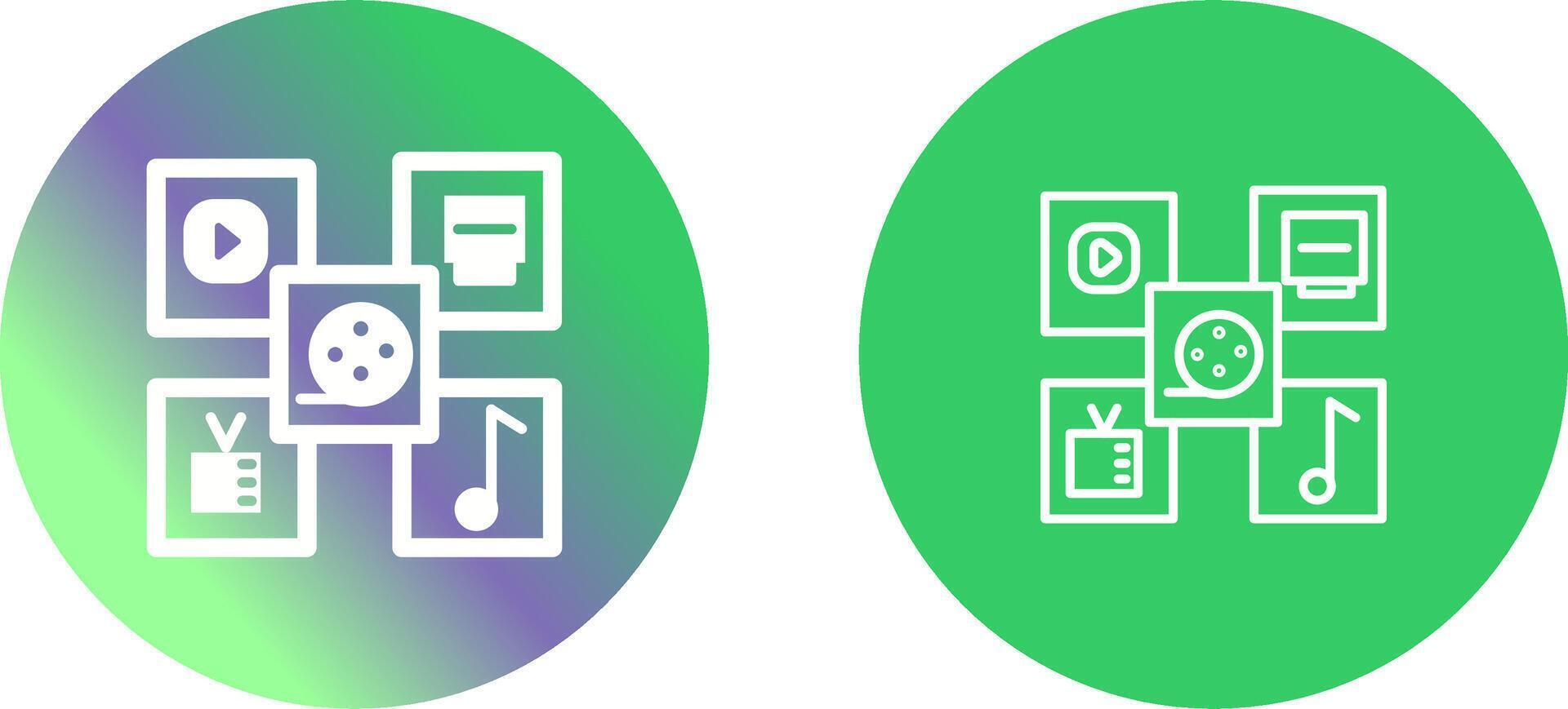 Multimedia Vector Icon