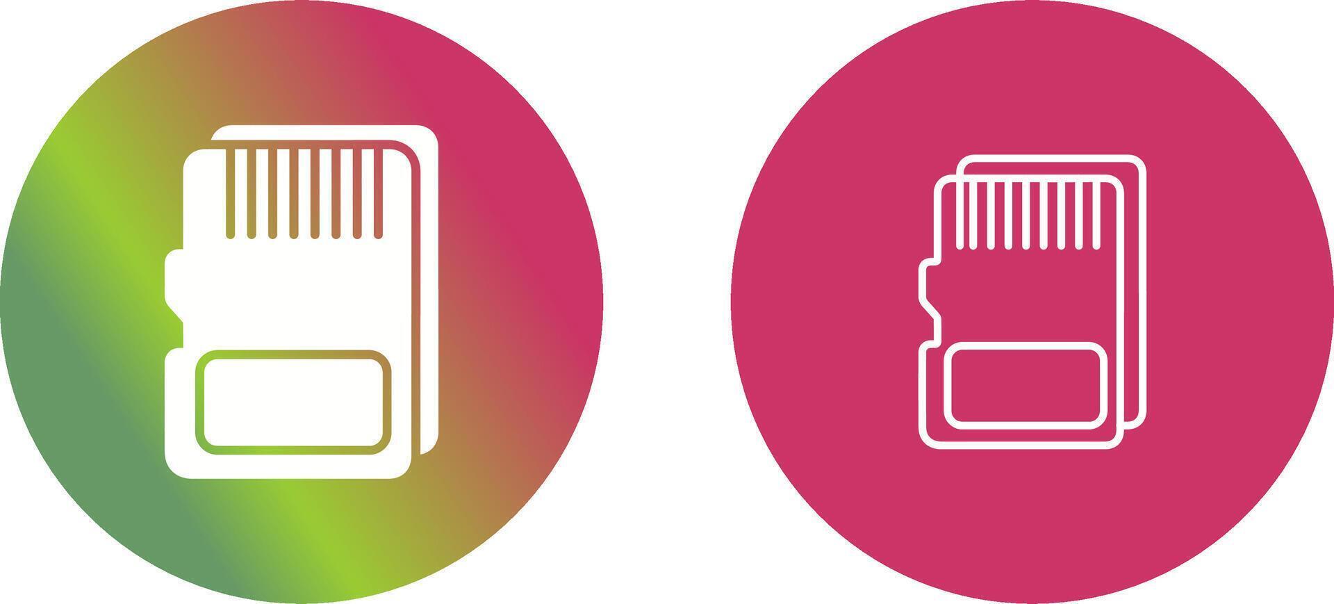 SD Card Vector Icon