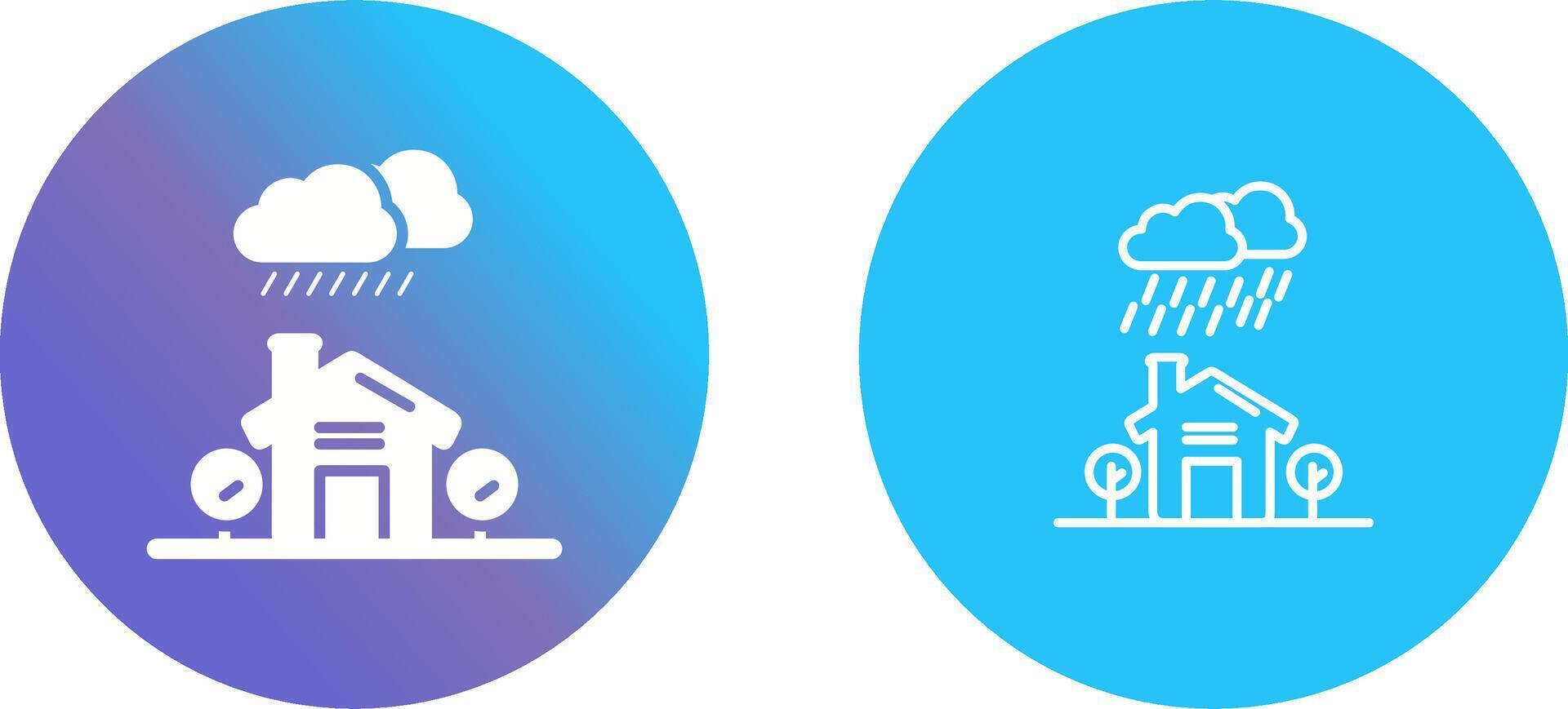 Rain Vector Icon