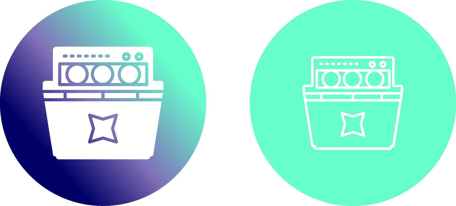 Dishwasher Vector Icon