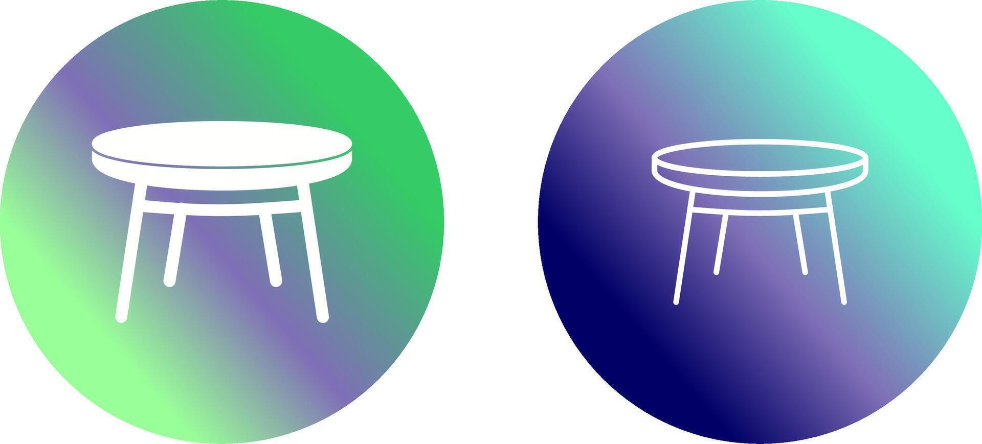 Small Table Vector Icon