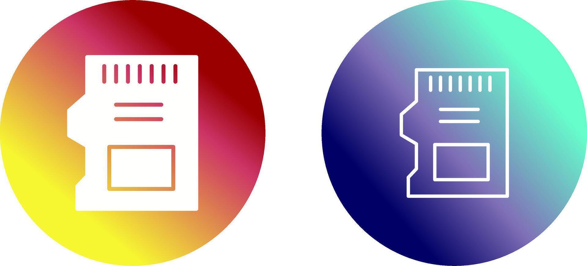 SD Card Vector Icon