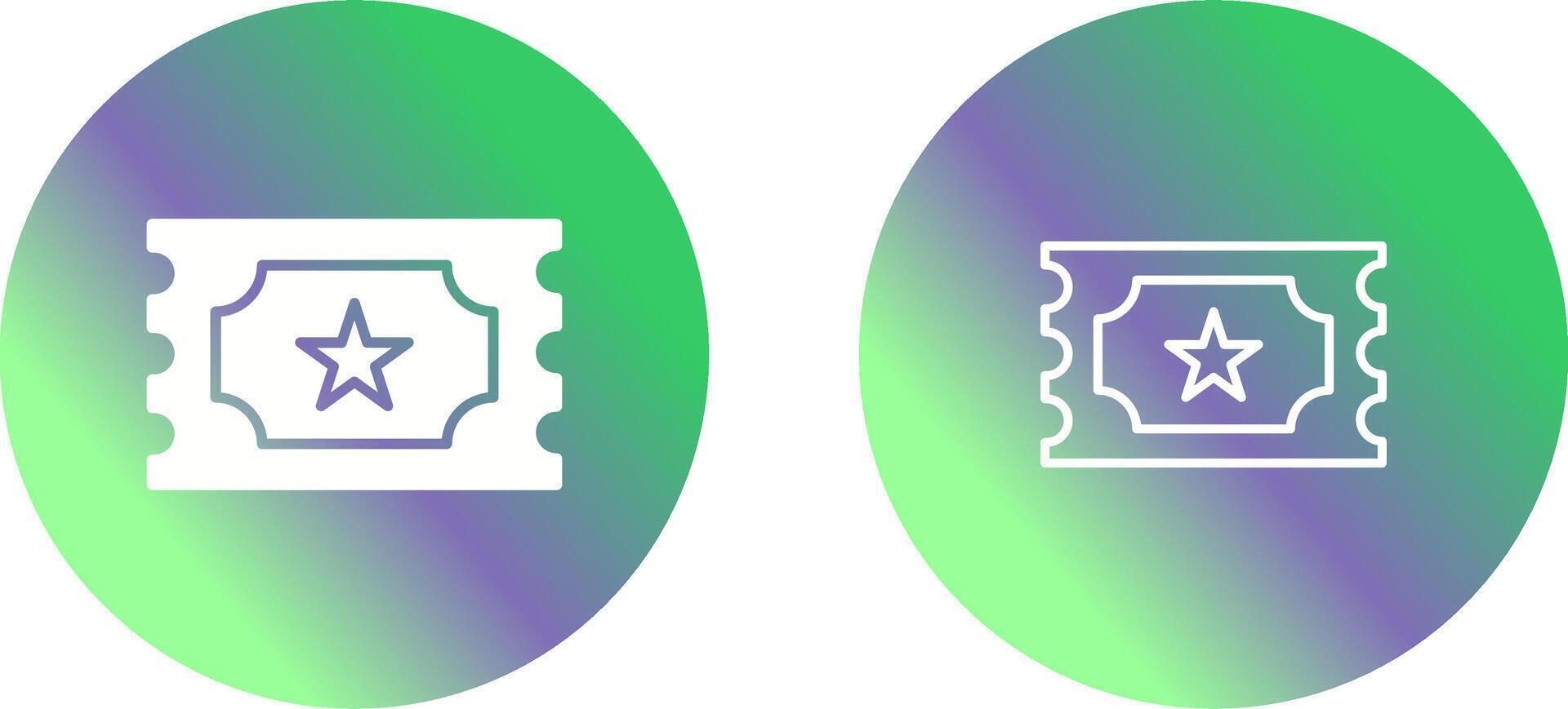 Tickets Vector Icon