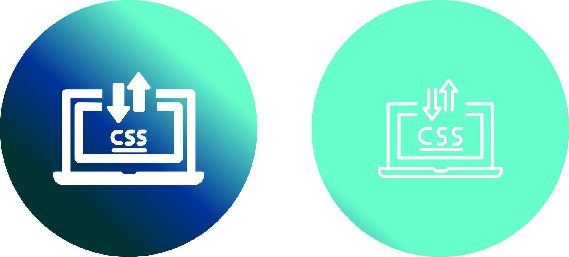 CSS Laptop Vector Icon 42615291 Vector Art at Vecteezy