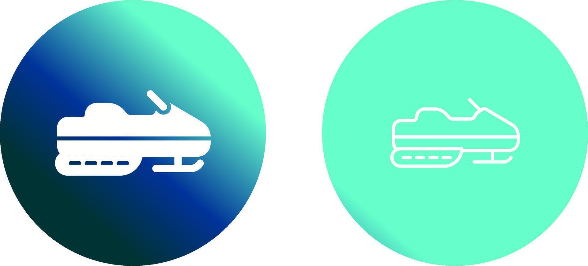 Snowmobile Vector Icon
