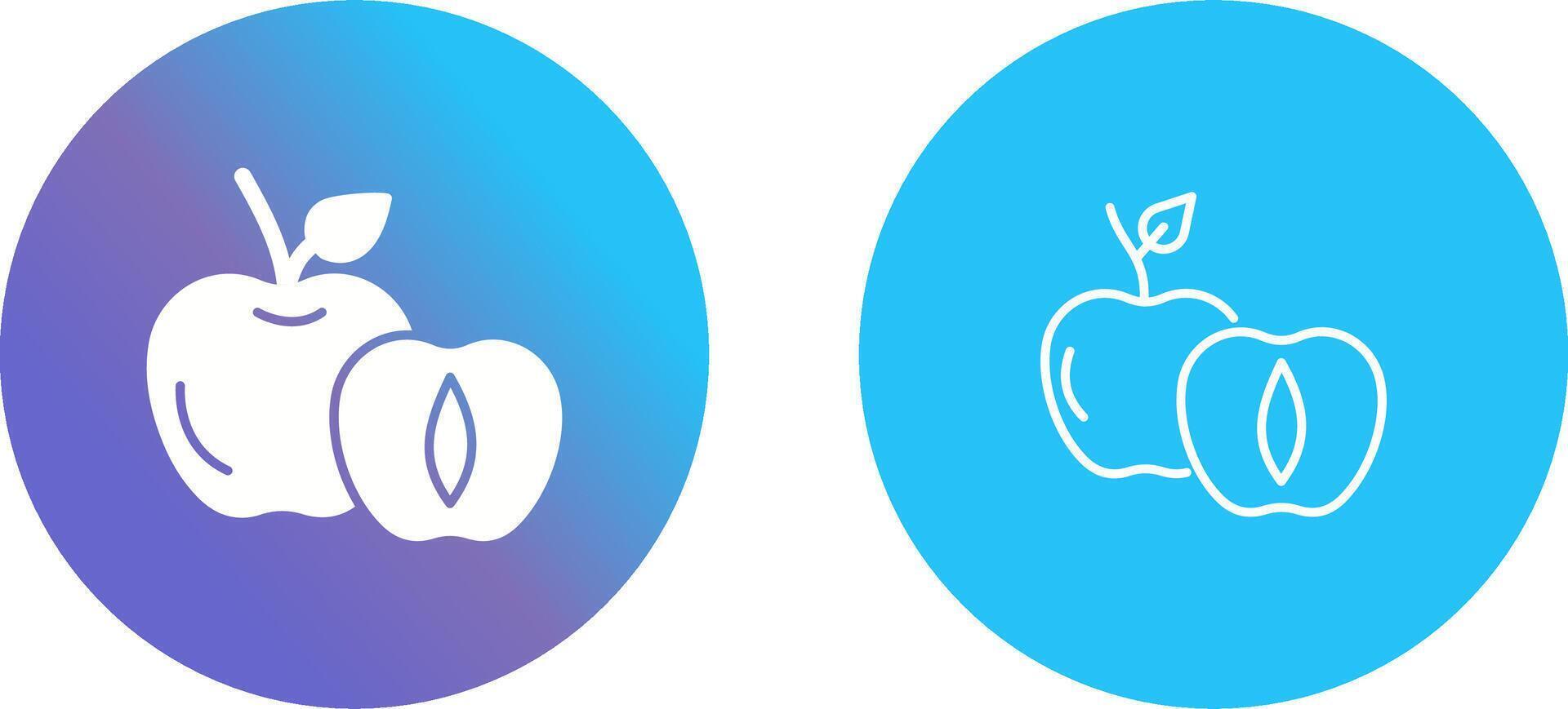Apricot Vector Icon