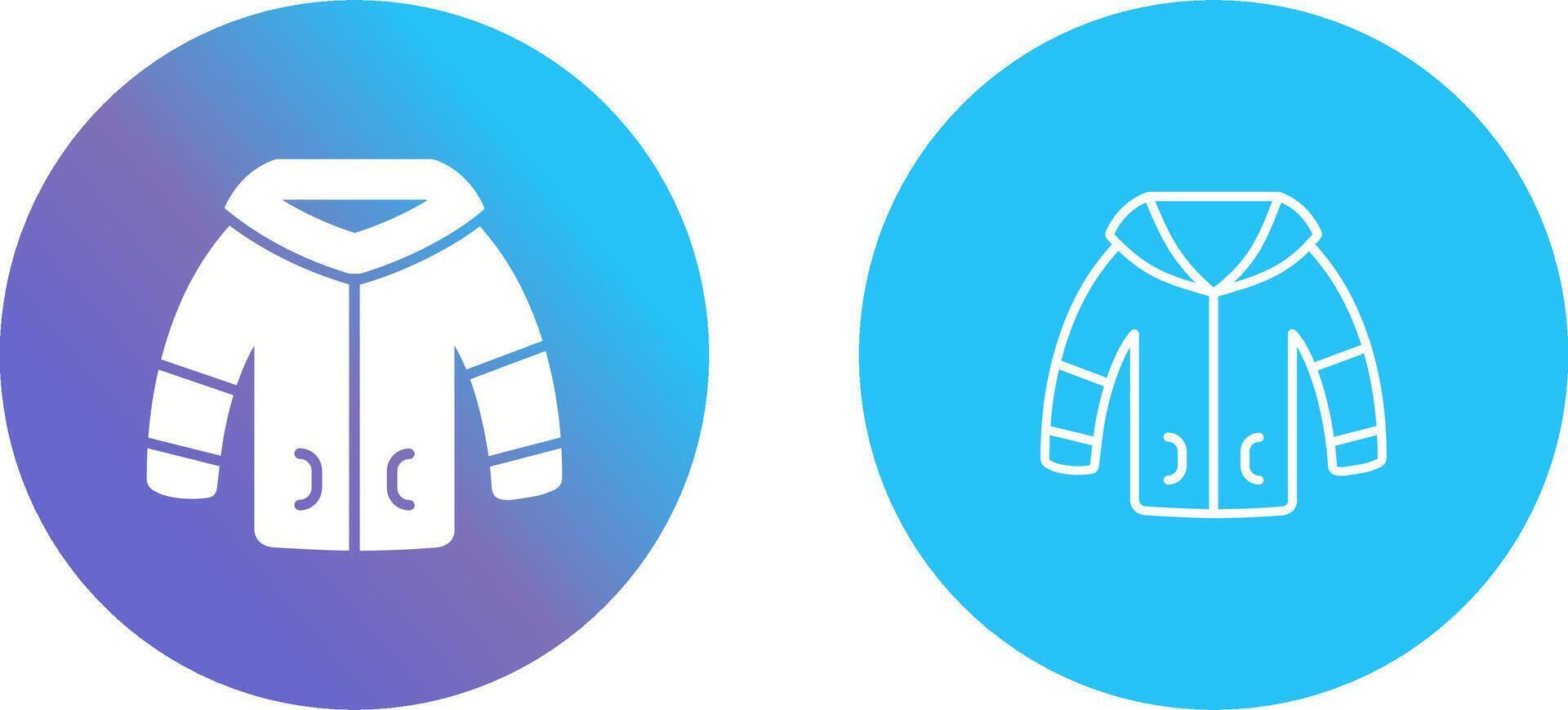 Winter Jacket Vector Icon