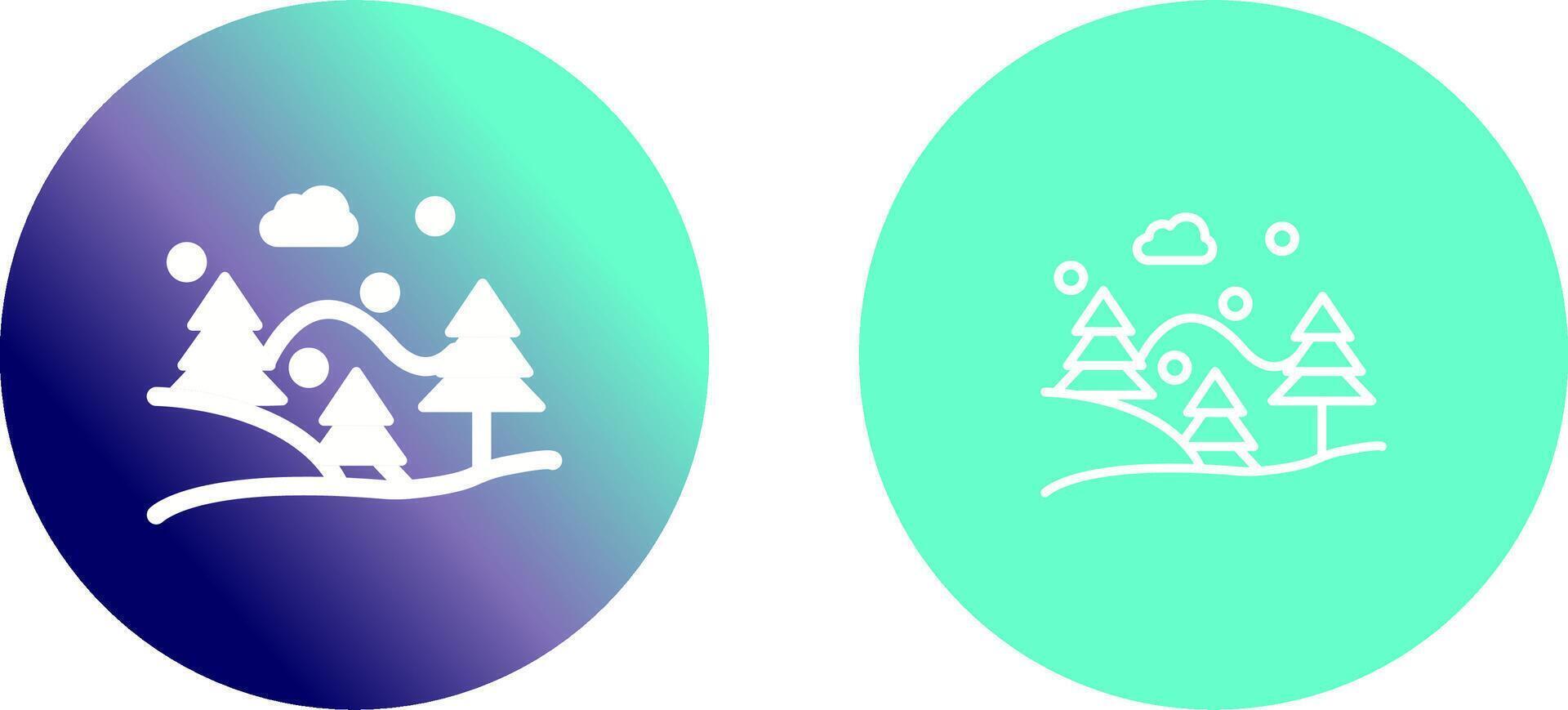 Snow Fall Vector Icon