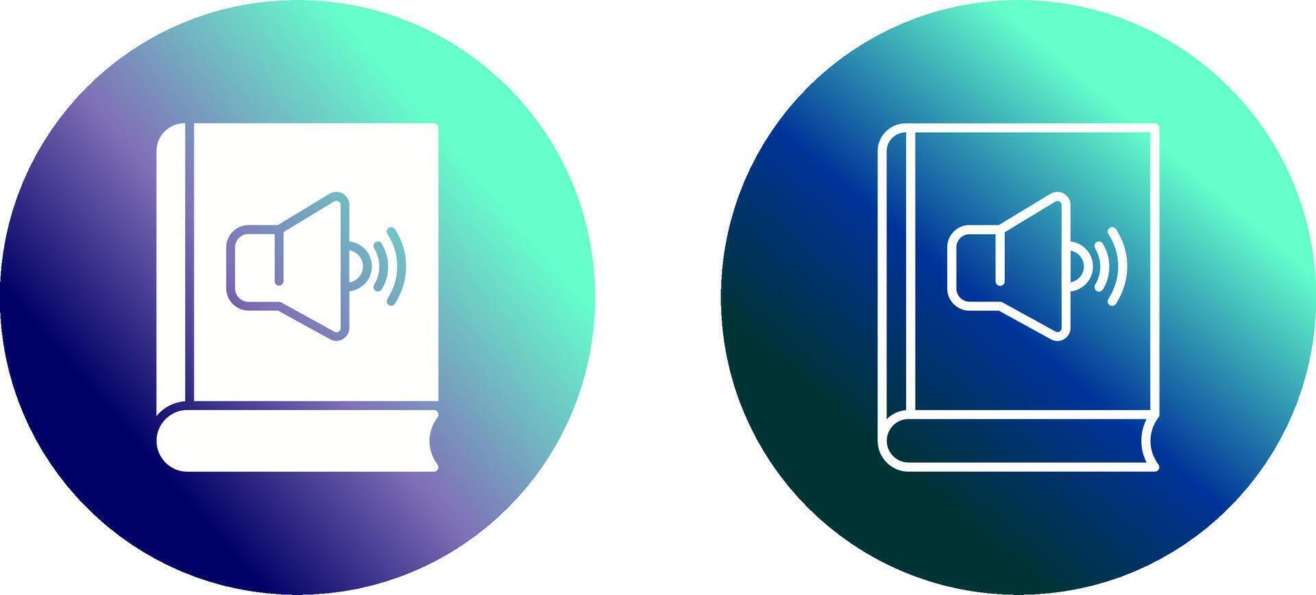 Audio Book Vector Icon