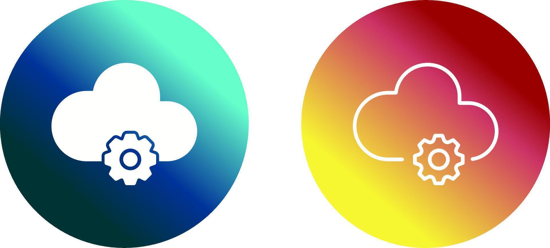 Cloud Computing Vector Icon