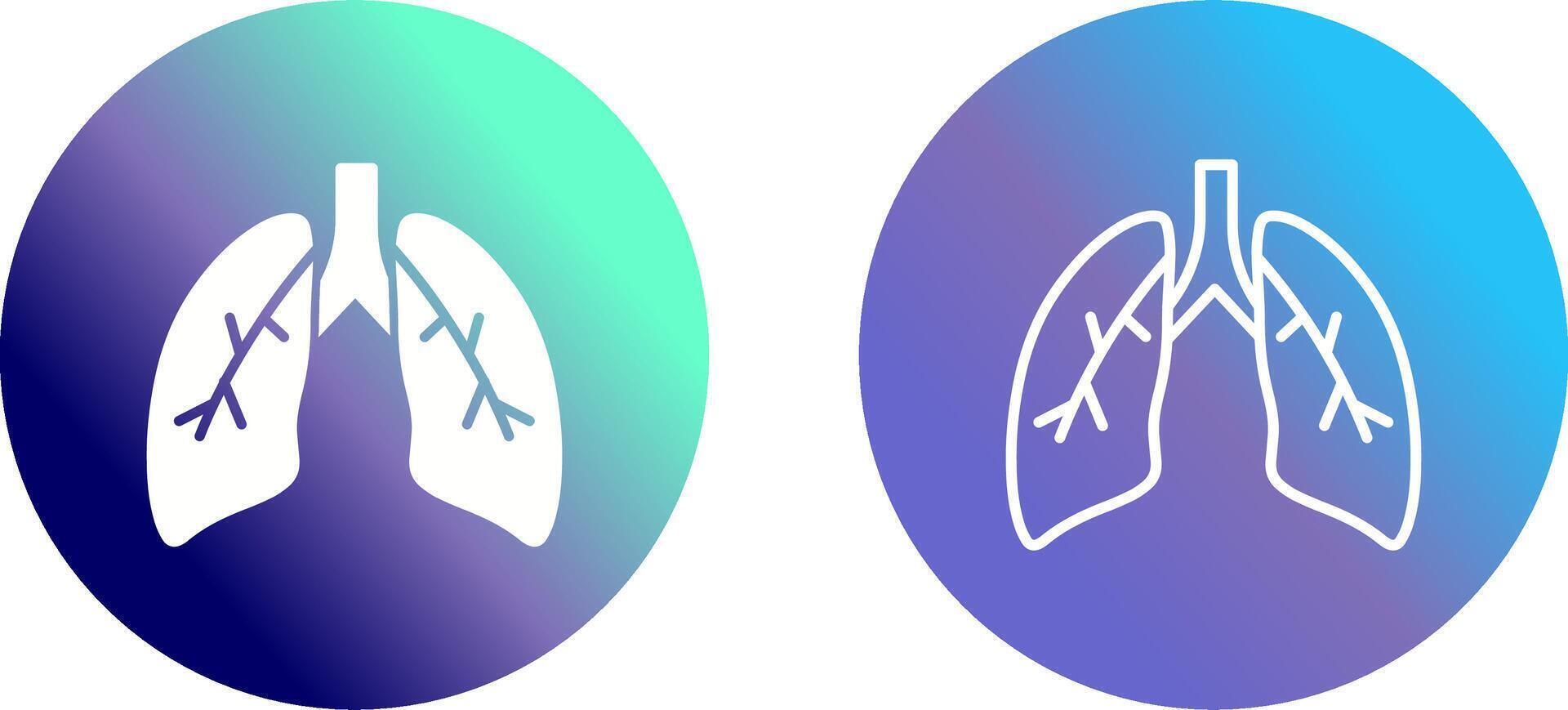 Lungs Vector Icon