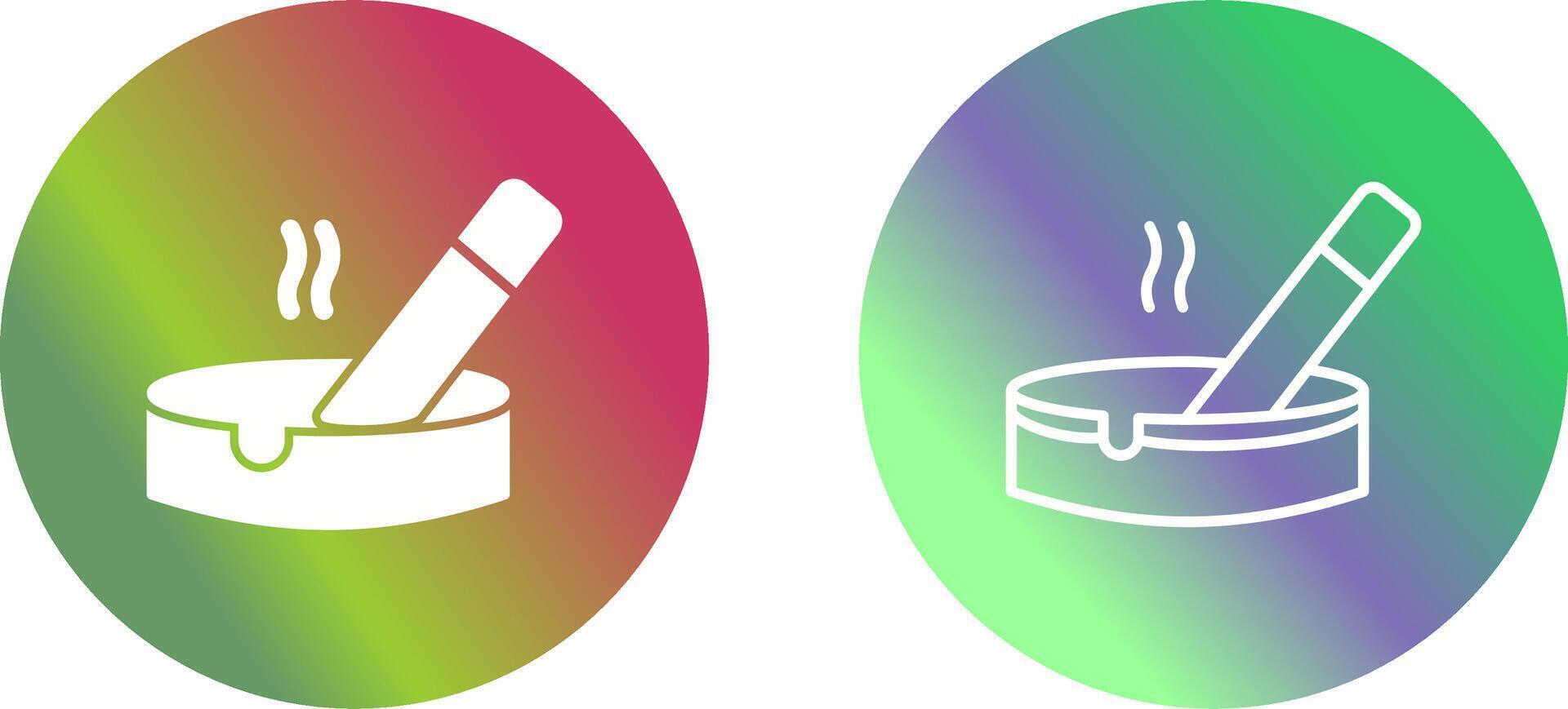 Ashtray Vector Icon
