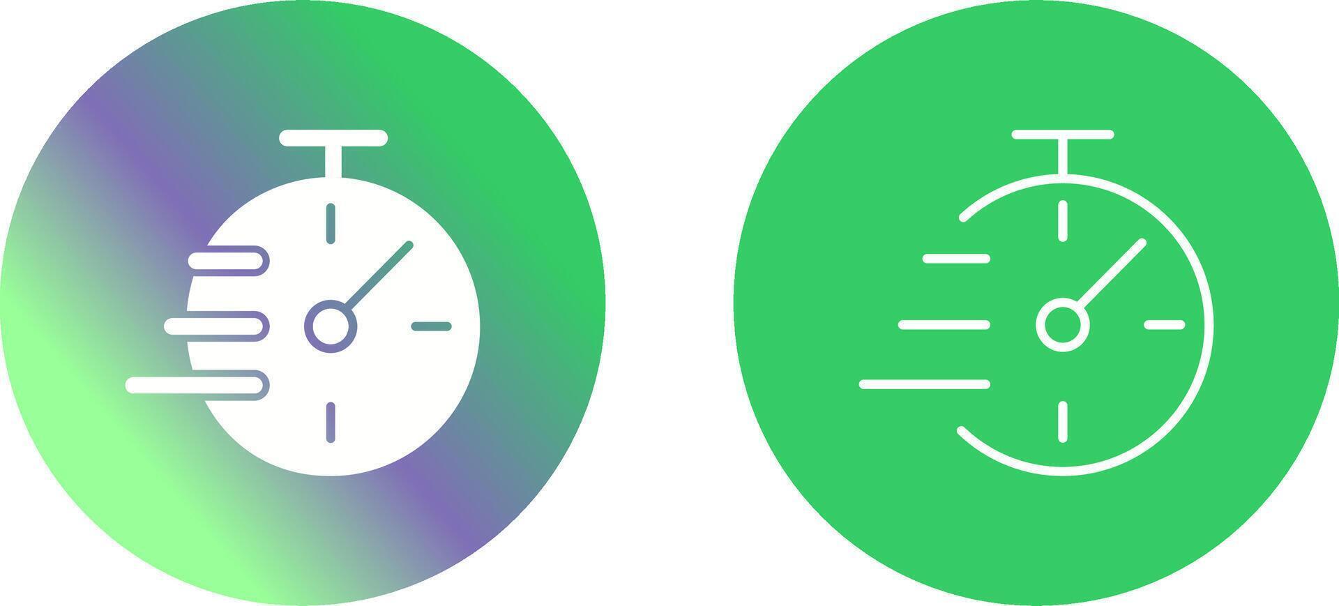 Flex Time Vector Icon